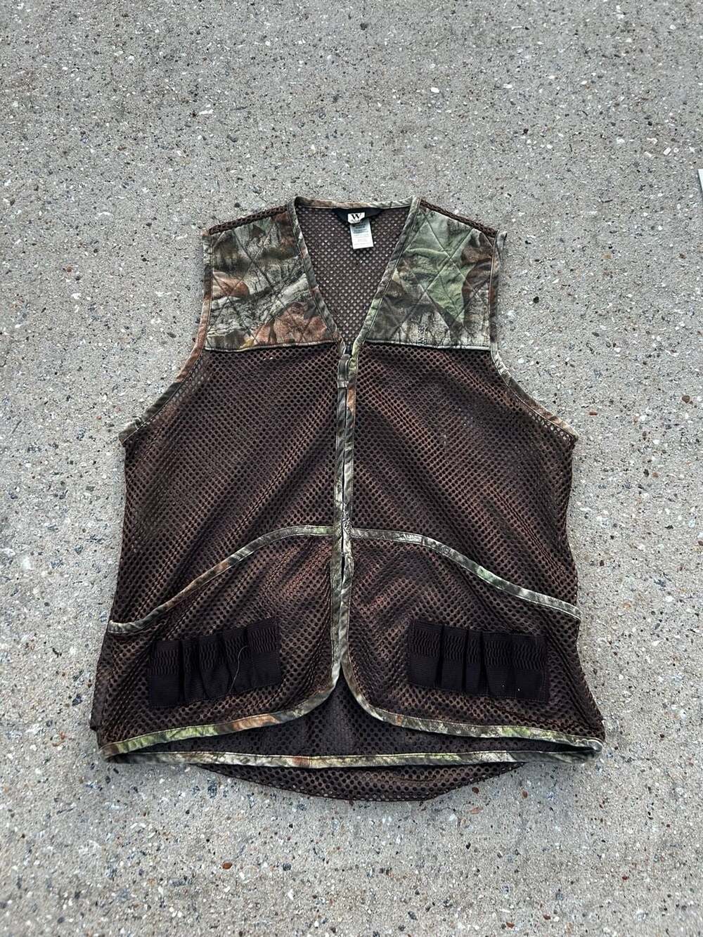 Walls Camo Mesh Hunting Shooting Vest Size Medium Regular